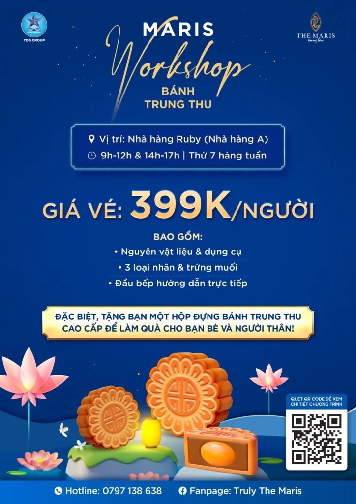 Maris Workshop: Bánh Trung Thu – Tự tay làm bánh, gửi trọn yêu thương maris workshop banh trung thu 2025 724x1024 1