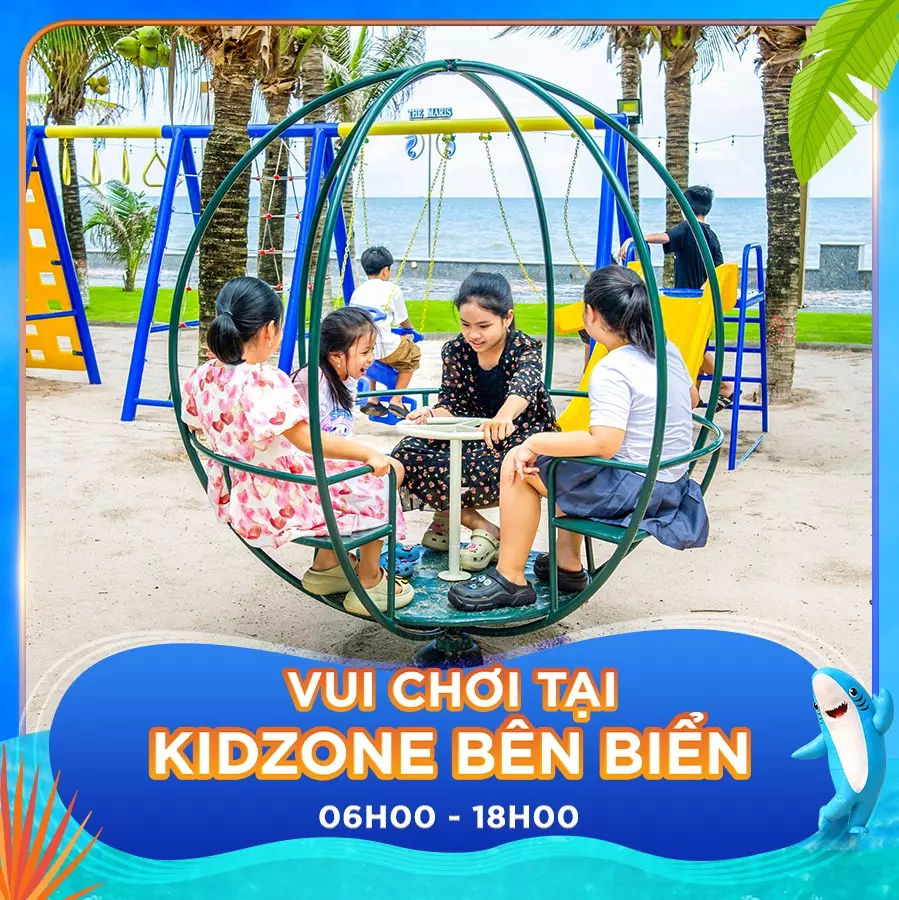 Trải Nghiệm Chuỗi Hoạt Động Chào Mừng Quốc Tế Thiếu Nhi Bùng Nổ Tại The Maris Vũng Tàu Khu Vuc KidZone ben bien