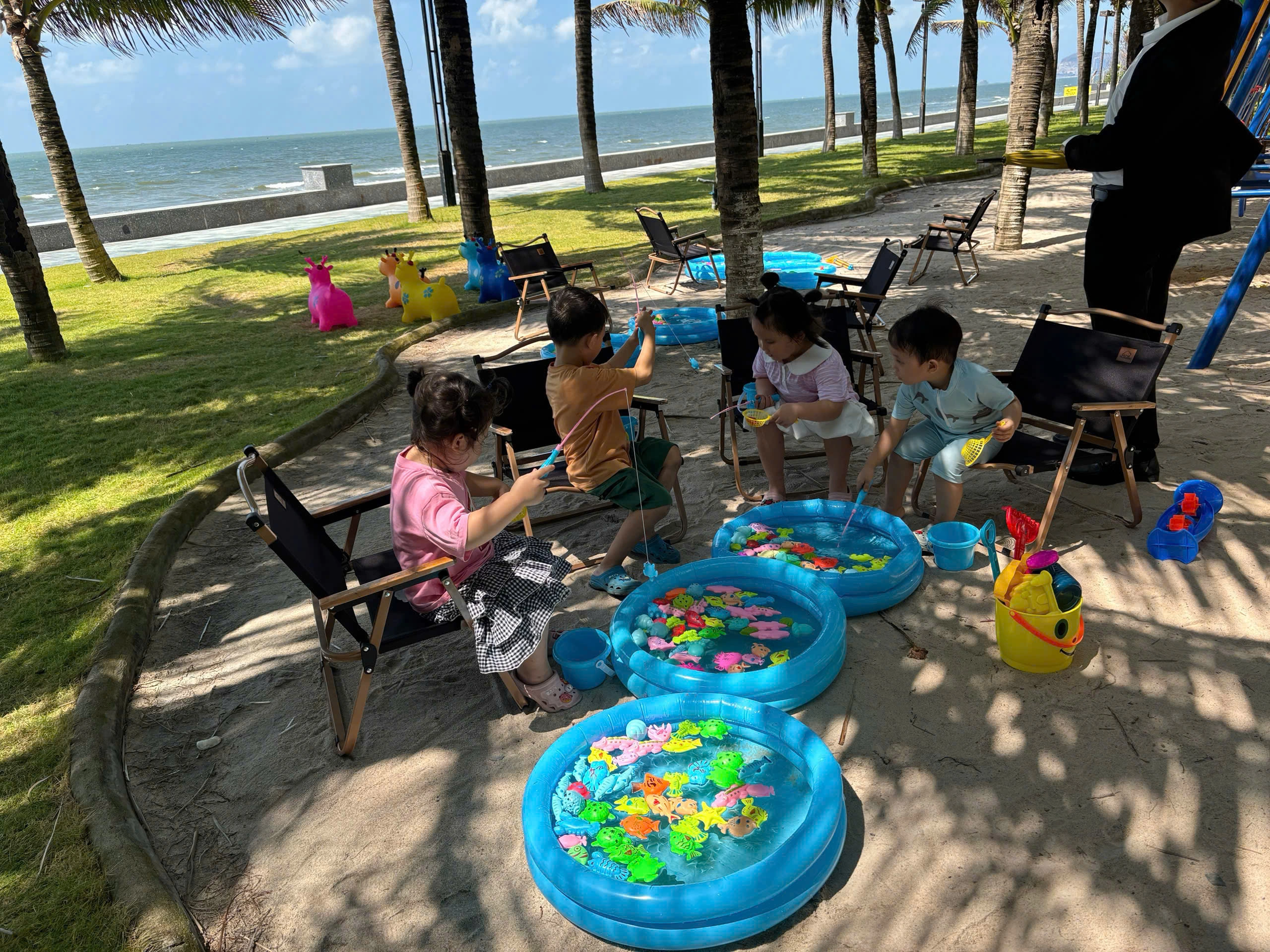 Khu vực câu cá Mini dành cho trẻ nhỏ