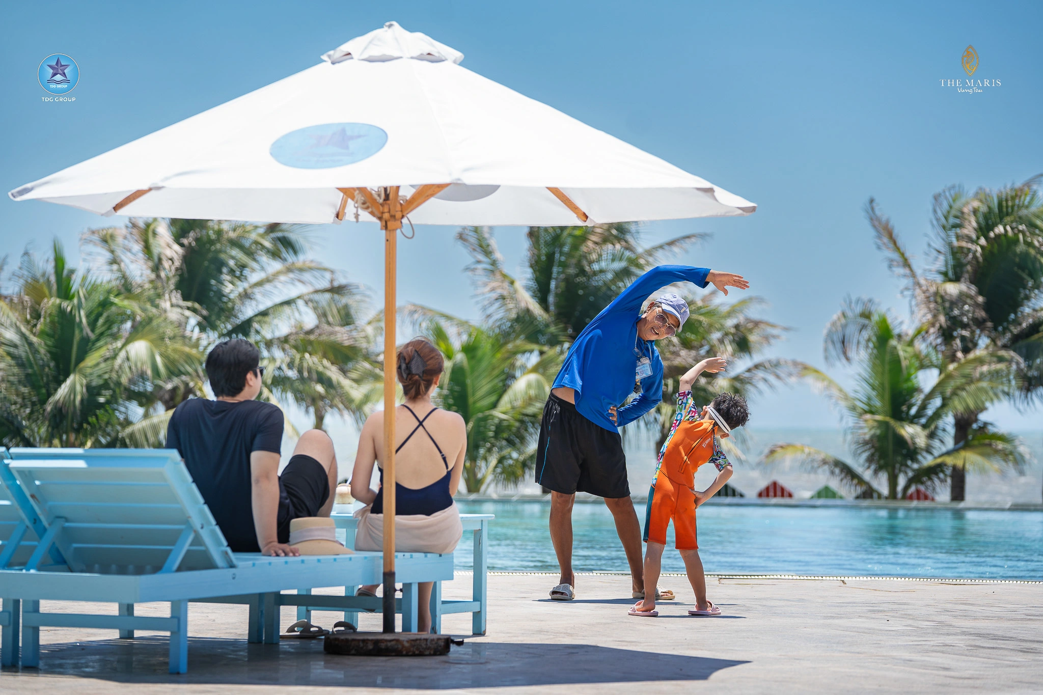 Maris Family Club - Tập bơi tại hồ bơi vô cực lớn nhất Vũng Tàu